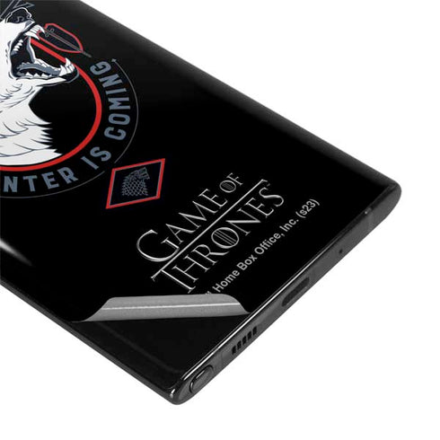 Game of Thrones: House Stark Direwolf Galaxy Note 10 Plus Skin
