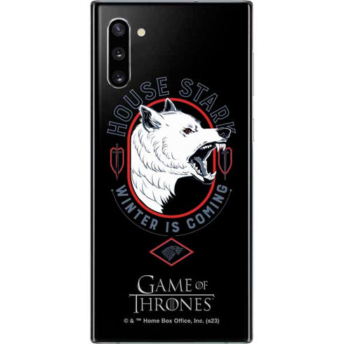 Game of Thrones: House Stark Direwolf Galaxy Note 10 Skin