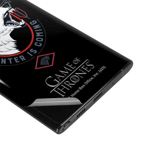 Game of Thrones: House Stark Direwolf Galaxy Note 10 Skin
