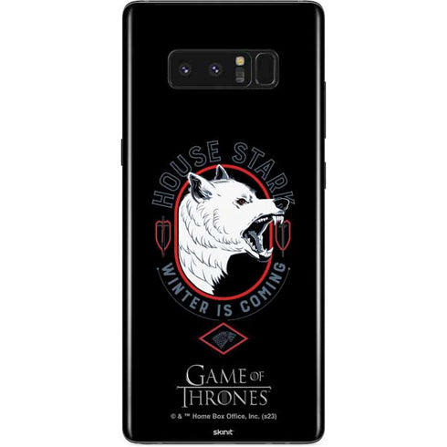 Game of Thrones: House Stark Direwolf Galaxy Note 8 Skin