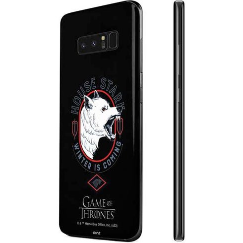 Game of Thrones: House Stark Direwolf Galaxy Note 8 Skin