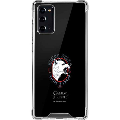 Game of Thrones: House Stark Direwolf Galaxy Note20 5G Clear Case
