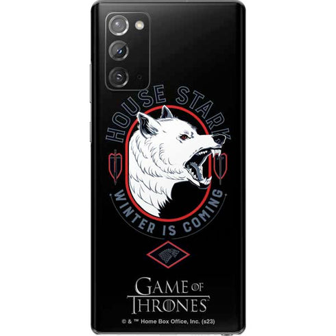 Game of Thrones: House Stark Direwolf Galaxy Note20 5G Skin