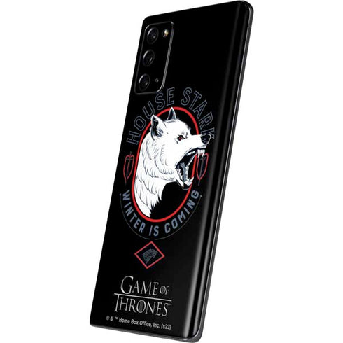 Game of Thrones: House Stark Direwolf Galaxy Note20 5G Skin
