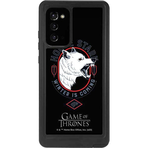Game of Thrones: House Stark Direwolf Galaxy Note20 5G Waterproof Case