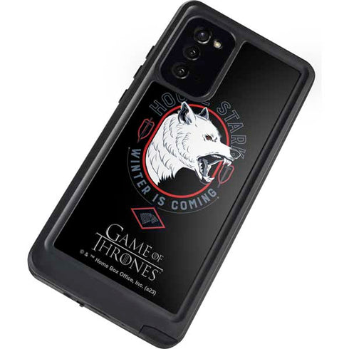 Game of Thrones: House Stark Direwolf Galaxy Note20 5G Waterproof Case