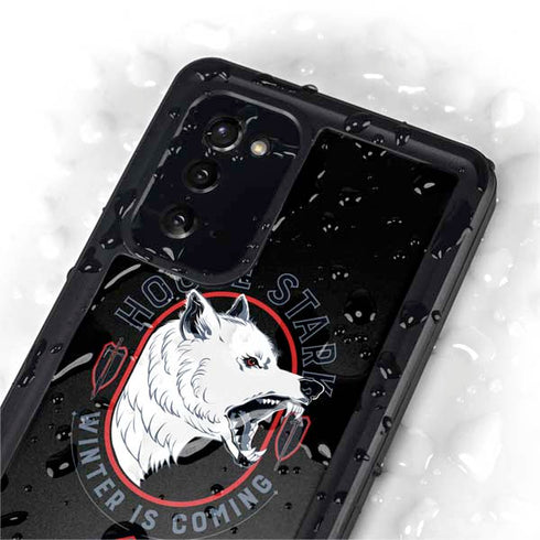 Game of Thrones: House Stark Direwolf Galaxy Note20 5G Waterproof Case