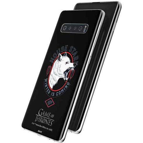 Game of Thrones: House Stark Direwolf Galaxy S10 Skin
