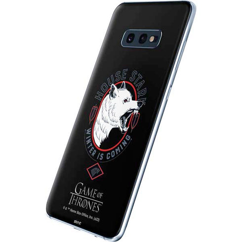 Game of Thrones: House Stark Direwolf Galaxy S10e Skin