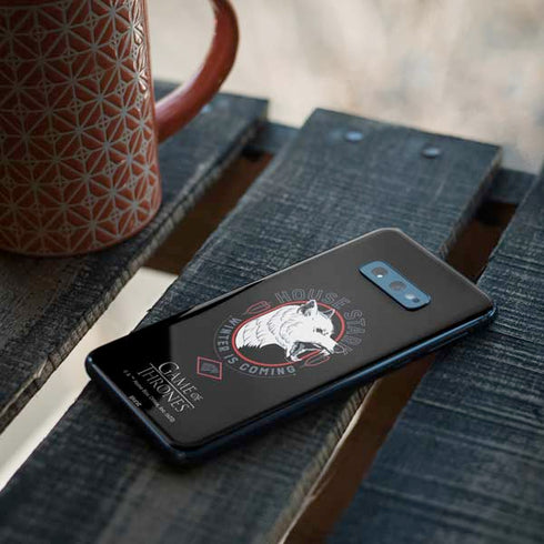 Game of Thrones: House Stark Direwolf Galaxy S10e Skin