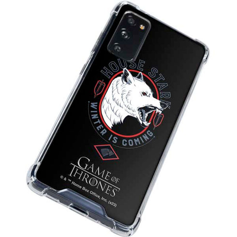Game of Thrones: House Stark Direwolf Galaxy S20 FE Clear Case