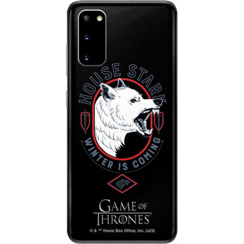 Game of Thrones: House Stark Direwolf Galaxy S20 Skin