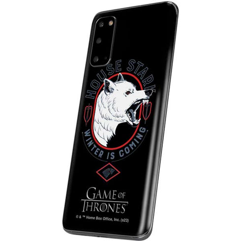 Game of Thrones: House Stark Direwolf Galaxy S20 Skin