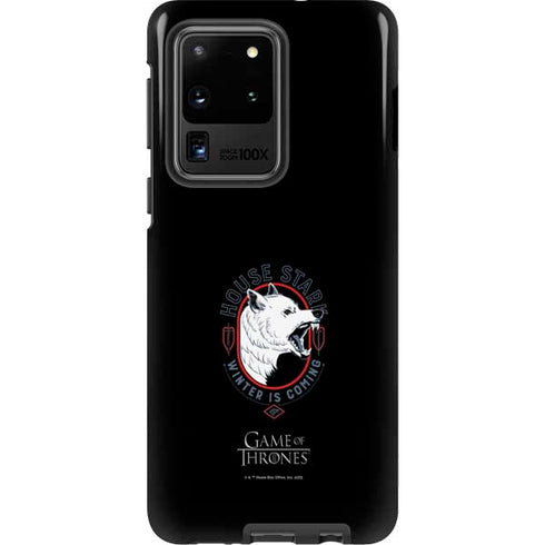 Game of Thrones: House Stark Direwolf Galaxy S20 Ultra 5G Pro Case