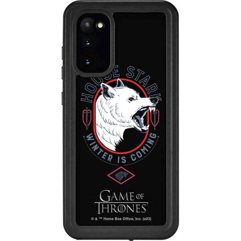 Game of Thrones: House Stark Direwolf Galaxy S20 Waterproof Case