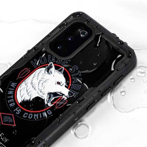 Game of Thrones: House Stark Direwolf Galaxy S20 Waterproof Case