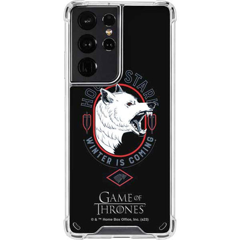 Game of Thrones: House Stark Direwolf Galaxy S21 Ultra 5G Clear Case