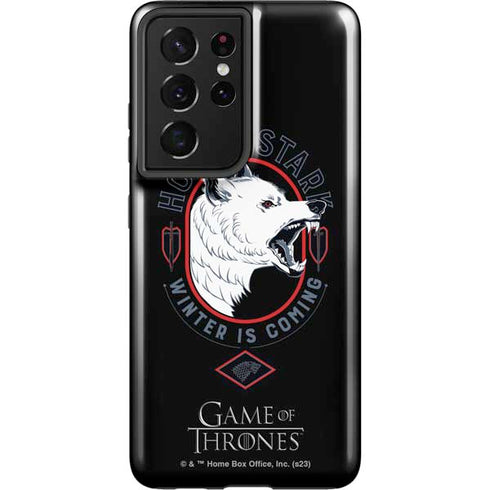 Game of Thrones: House Stark Direwolf Galaxy S21 Ultra 5G Pro Case