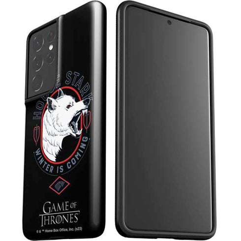 Game of Thrones: House Stark Direwolf Galaxy S21 Ultra 5G Pro Case