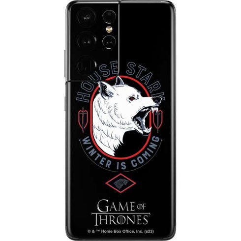 Game of Thrones: House Stark Direwolf Galaxy S21 Ultra 5G Skin