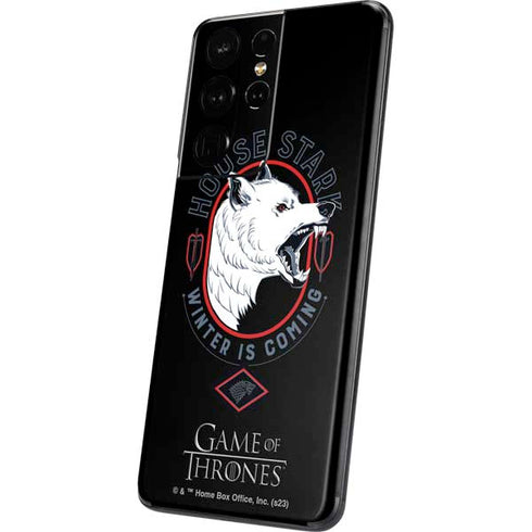 Game of Thrones: House Stark Direwolf Galaxy S21 Ultra 5G Skin