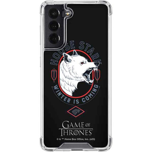 Game of Thrones: House Stark Direwolf Galaxy S22 Clear Case