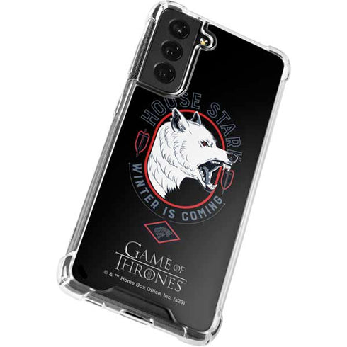 Game of Thrones: House Stark Direwolf Galaxy S22 Plus Clear Case