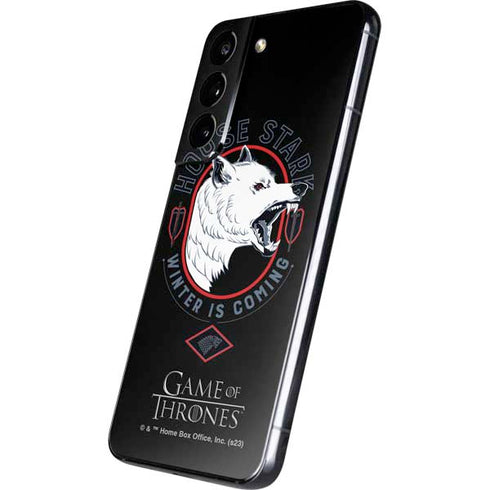 Game of Thrones: House Stark Direwolf Galaxy S22 Plus Skin