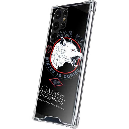 Game of Thrones: House Stark Direwolf Galaxy S22 Ultra Clear Case