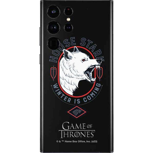 Game of Thrones: House Stark Direwolf Galaxy S22 Ultra Skin
