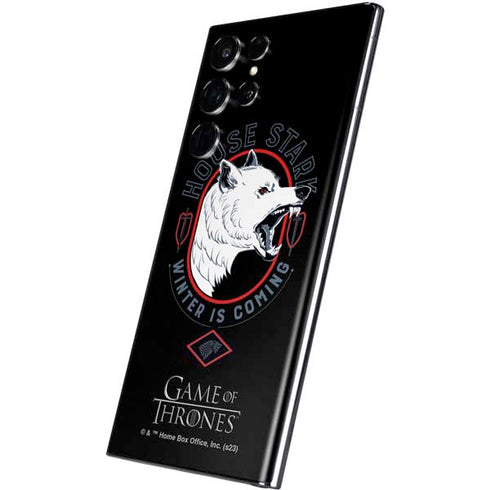 Game of Thrones: House Stark Direwolf Galaxy S22 Ultra Skin