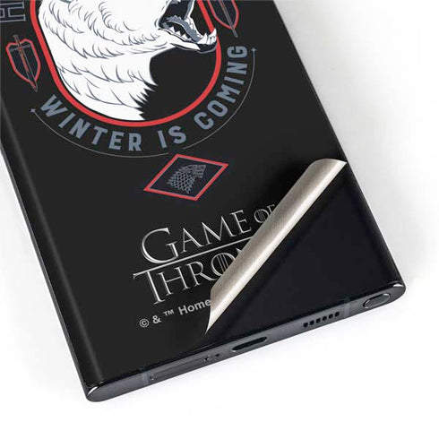 Game of Thrones: House Stark Direwolf Galaxy S22 Ultra Skin