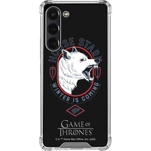 Game of Thrones: House Stark Direwolf Galaxy S23 FE Clear Case