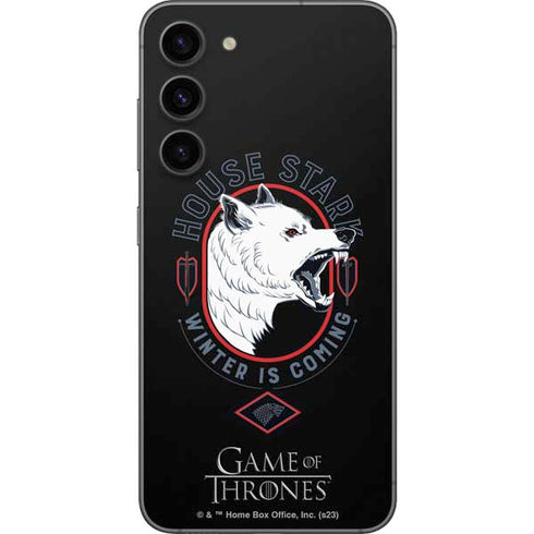 Game of Thrones: House Stark Direwolf Galaxy S23 FE Skin