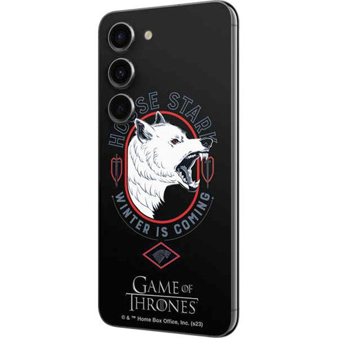 Game of Thrones: House Stark Direwolf Galaxy S23 Skin
