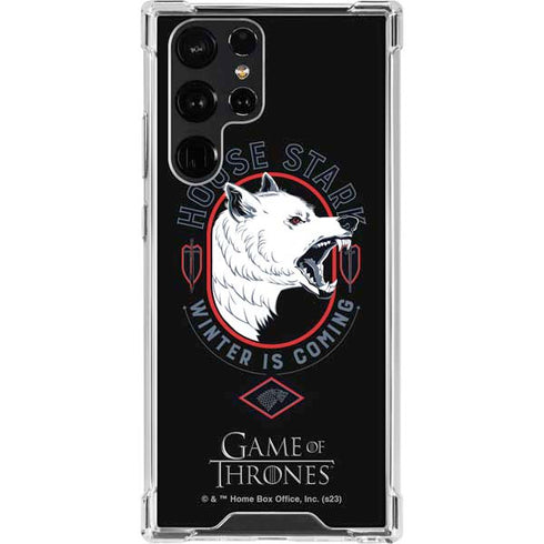 Game of Thrones: House Stark Direwolf Galaxy S23 Ultra Clear Case