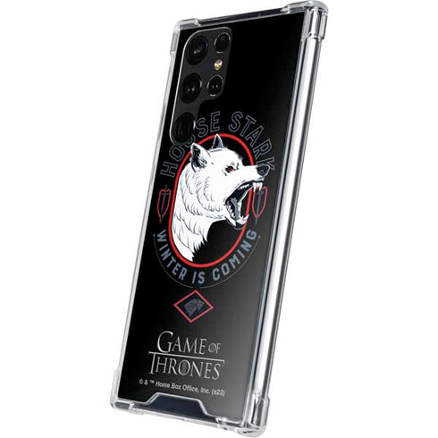 Game of Thrones: House Stark Direwolf Galaxy S23 Ultra Clear Case
