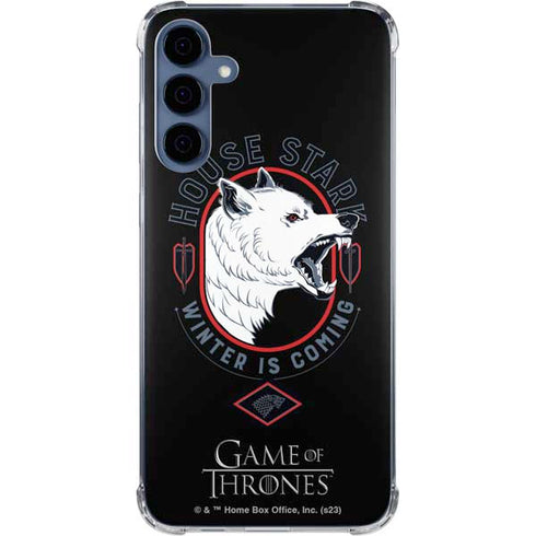Game of Thrones: House Stark Direwolf Galaxy S24 Clear Case