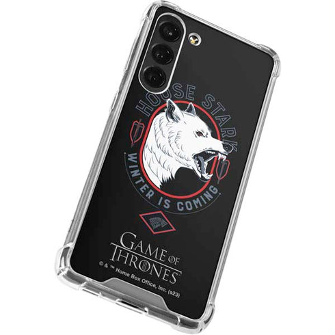 Game of Thrones: House Stark Direwolf Galaxy S24 FE Clear Case
