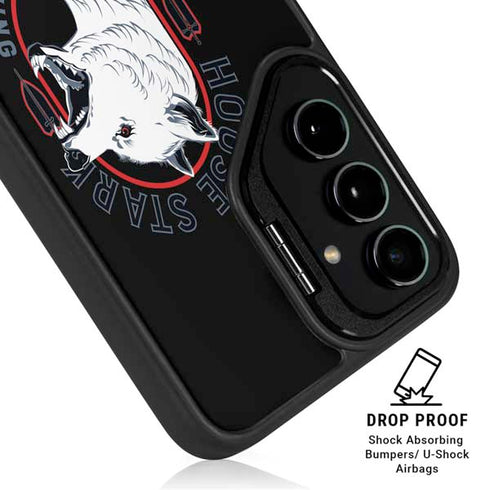 Game of Thrones: House Stark Direwolf Galaxy S24 FE Kickstand Case