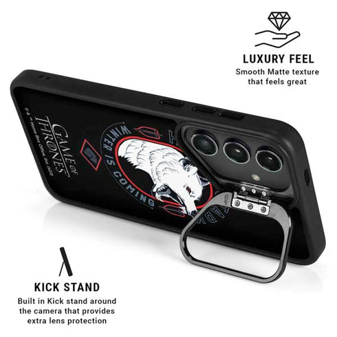 Game of Thrones: House Stark Direwolf Galaxy S25 Kickstand Case