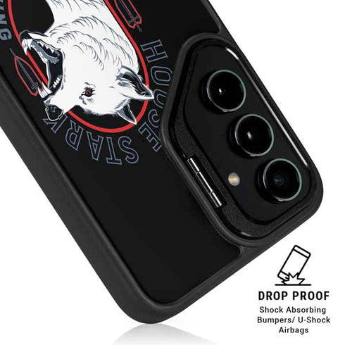 Game of Thrones: House Stark Direwolf Galaxy S25 Kickstand Case