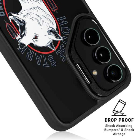 Game of Thrones: House Stark Direwolf Galaxy S25 Plus Kickstand Case