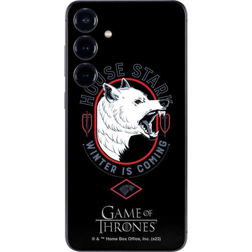 Game of Thrones: House Stark Direwolf Galaxy S25 Skin
