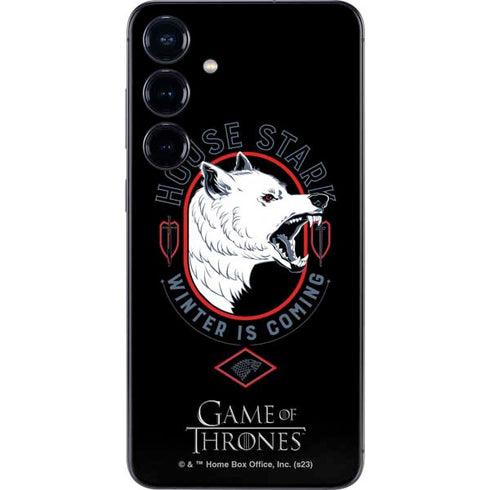 Game of Thrones: House Stark Direwolf Galaxy S24 Skin
