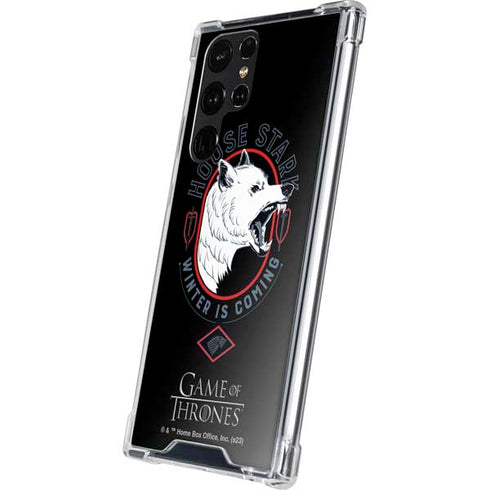 Game of Thrones: House Stark Direwolf Galaxy S24 Ultra Clear Case