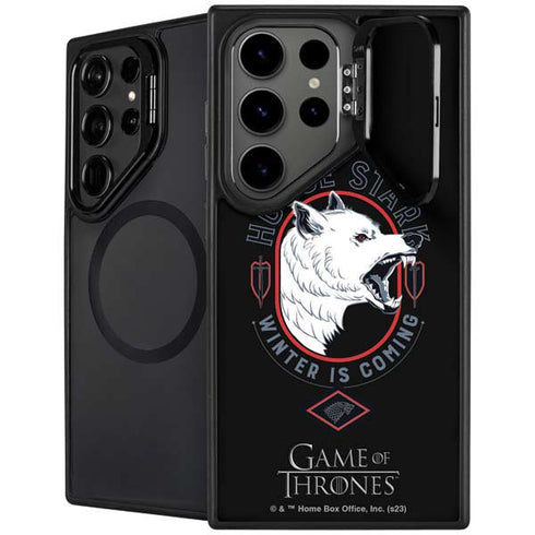 Game of Thrones: House Stark Direwolf Galaxy S25 Ultra Kickstand Case