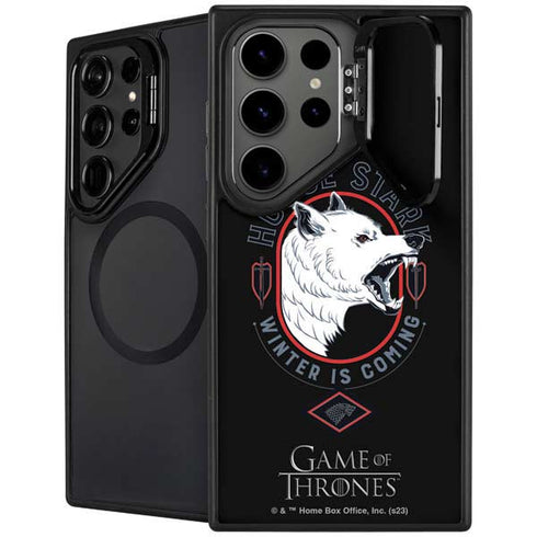 Game of Thrones: House Stark Direwolf Galaxy S24 Ultra Kickstand Case
