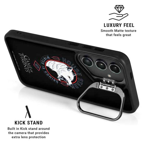 Game of Thrones: House Stark Direwolf Galaxy S25 FE Kickstand Case