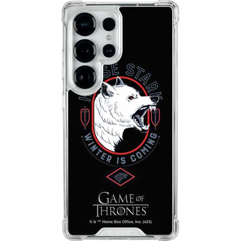 Game of Thrones: House Stark Direwolf Galaxy S25 Ultra Clear Case